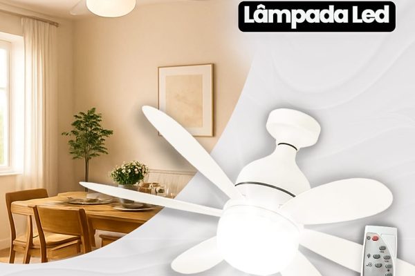 Ventilador Luminária LED
